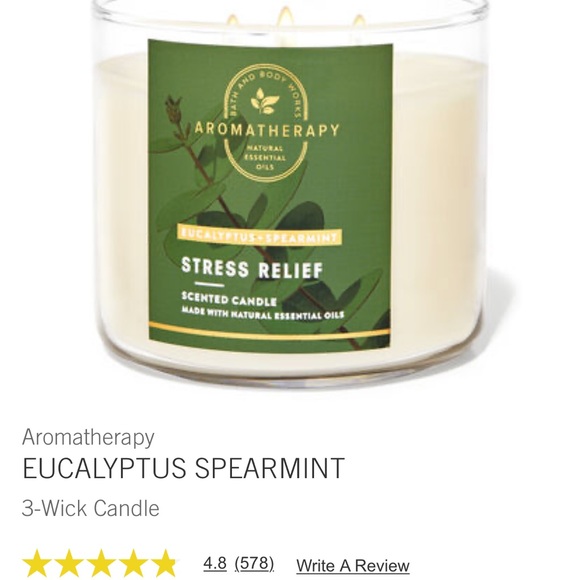 Bath & Body Works Stress Relief Candle - Picture 2 of 4